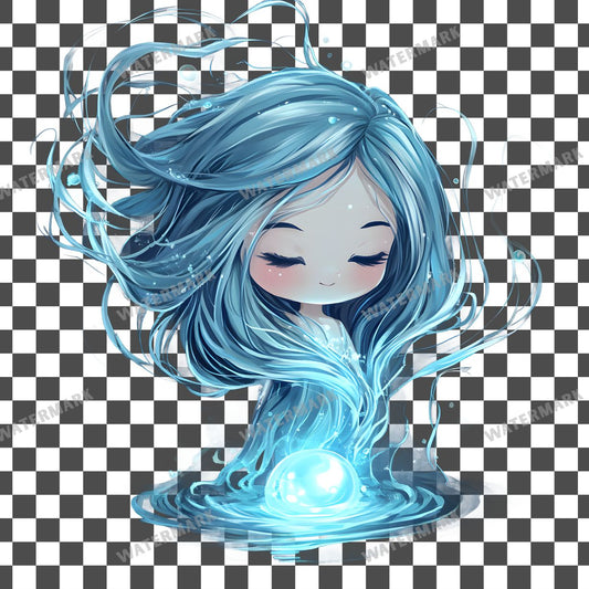 Water Spirit Clipart Pngs