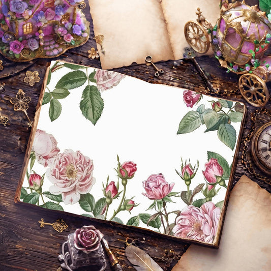 Watercolor Flowers Digital Papers