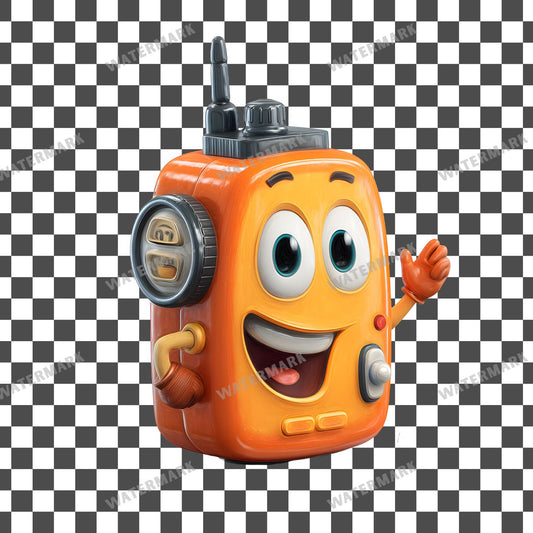 Waving Walkietalkie Clipart Pngs