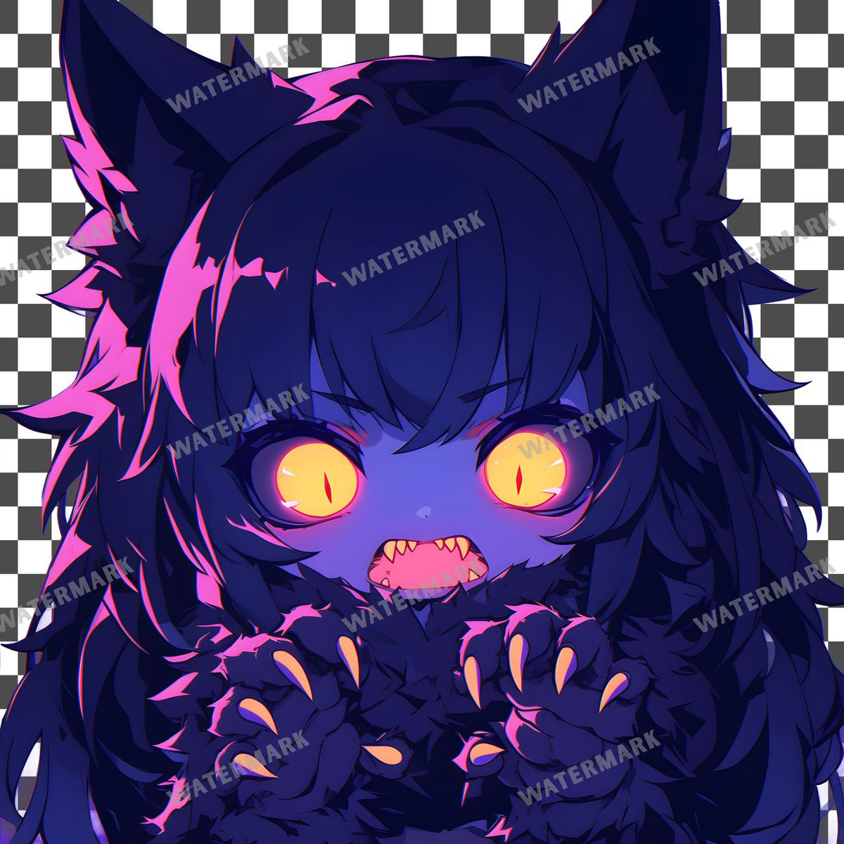 Werewolf Girl Clipart Pngs