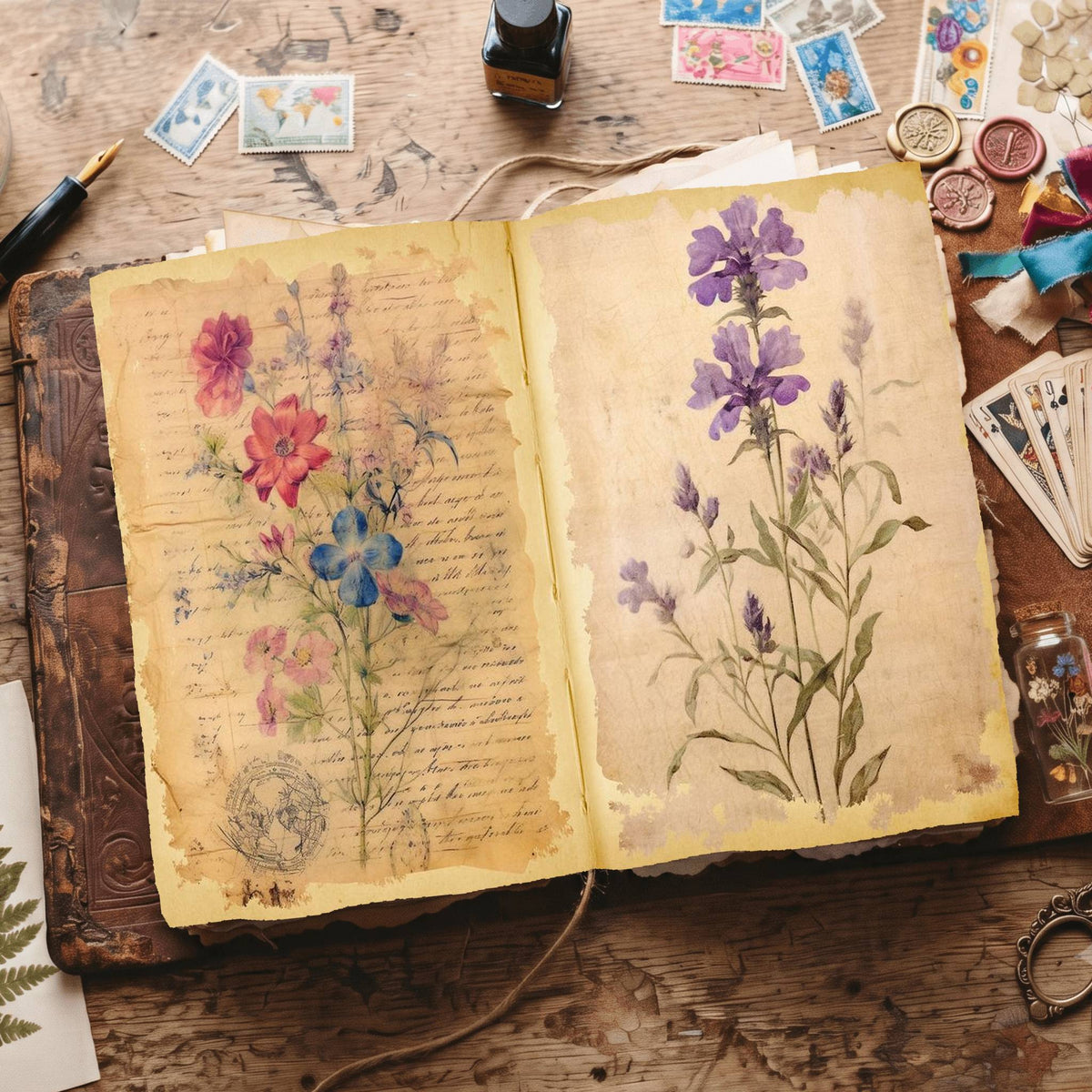 Wildflowers Digital Papers