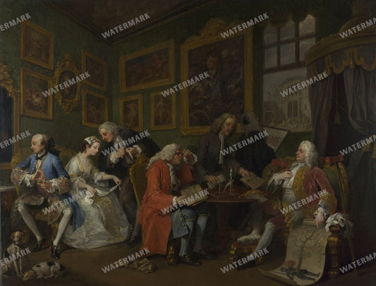 William Hogarth Vintage Paintings