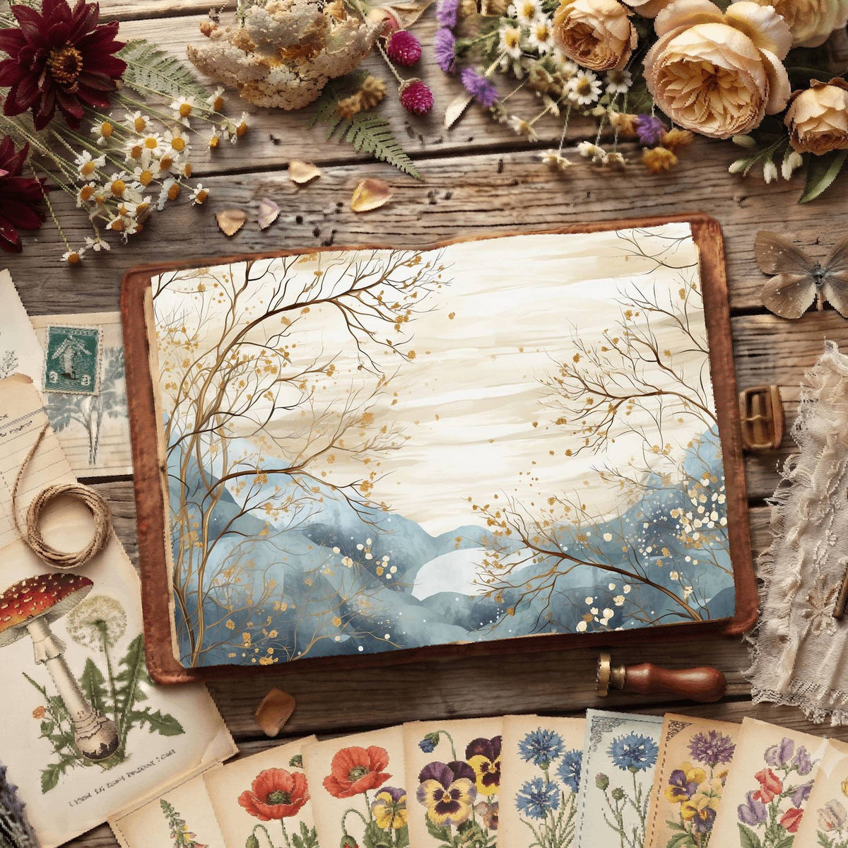 Winter Landscapes Digital Papers
