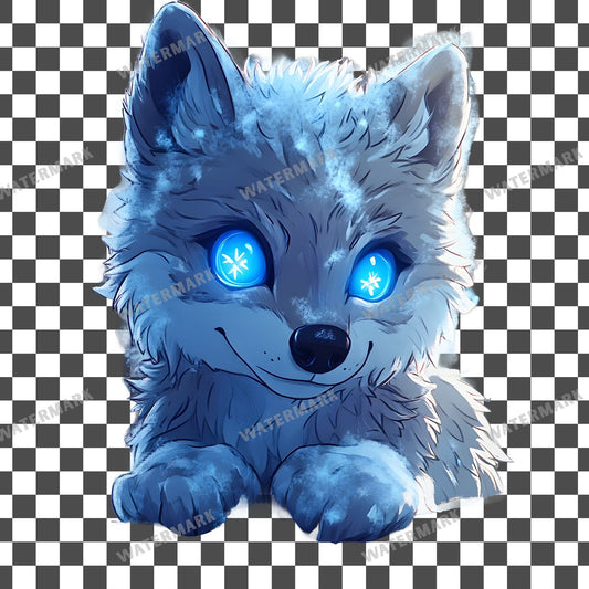 Winter Wolf Clipart Pngs