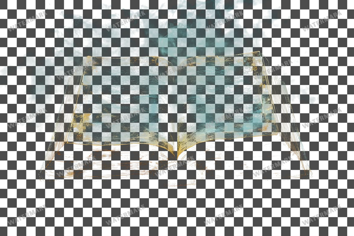 Witch Book Transparent Overlay Pngs