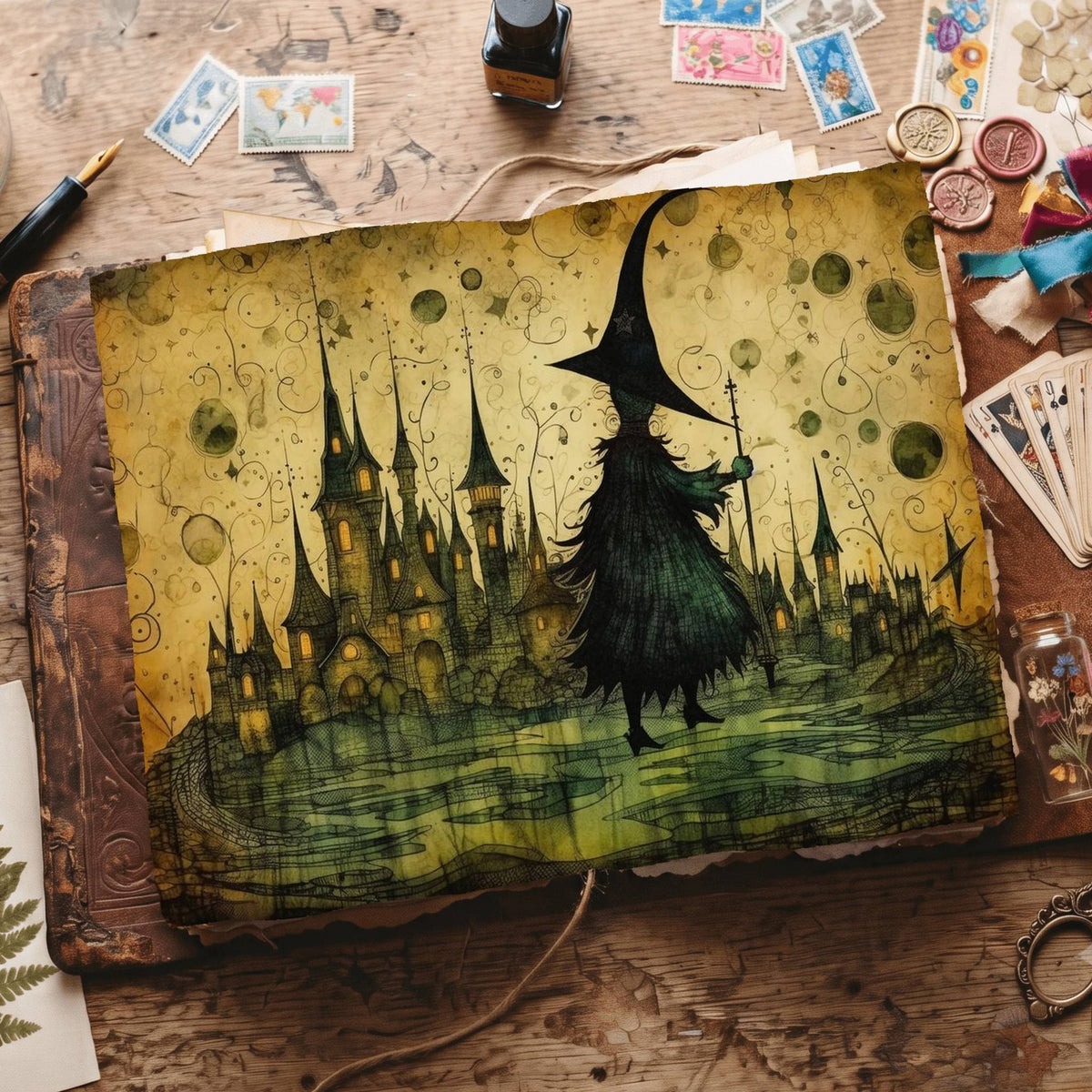 Witch Castle Digital Papers