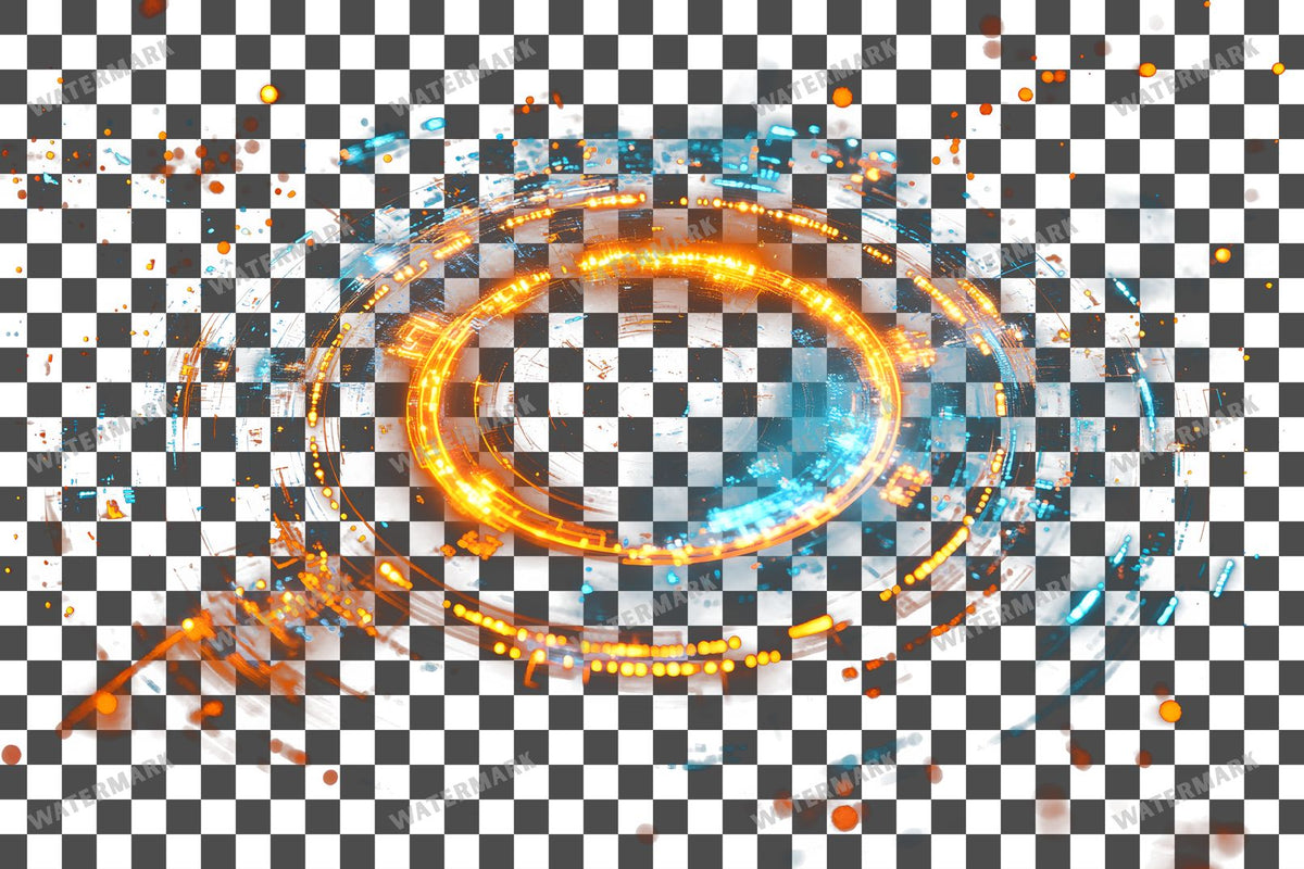 Witch Portal PNG overlay on a transparent checkered background, preview 1