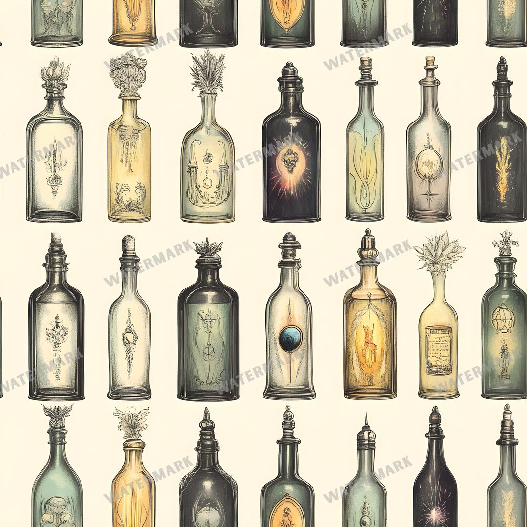 Witchcraft Seamless Pattern