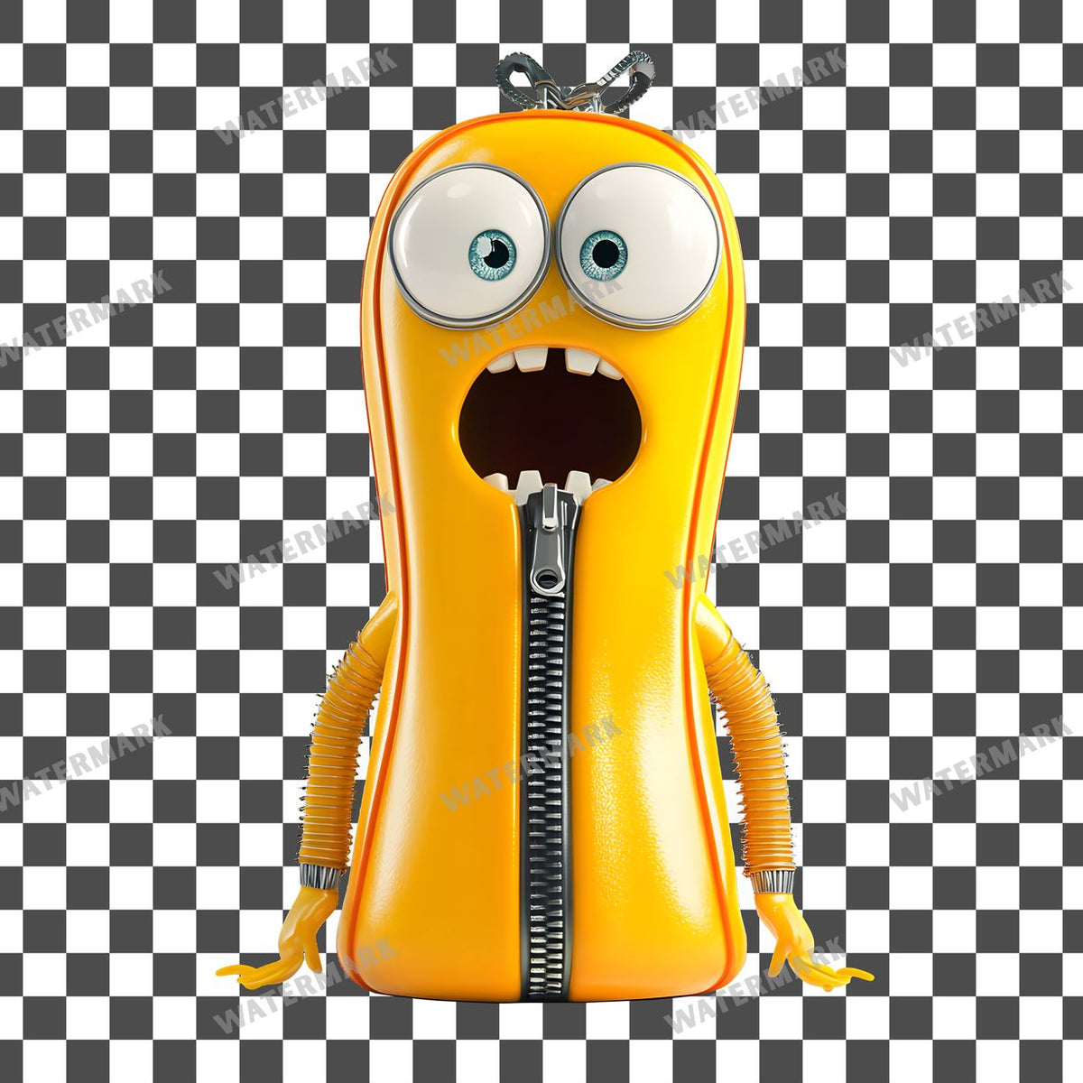 Worried Zipper Clipart Pngs