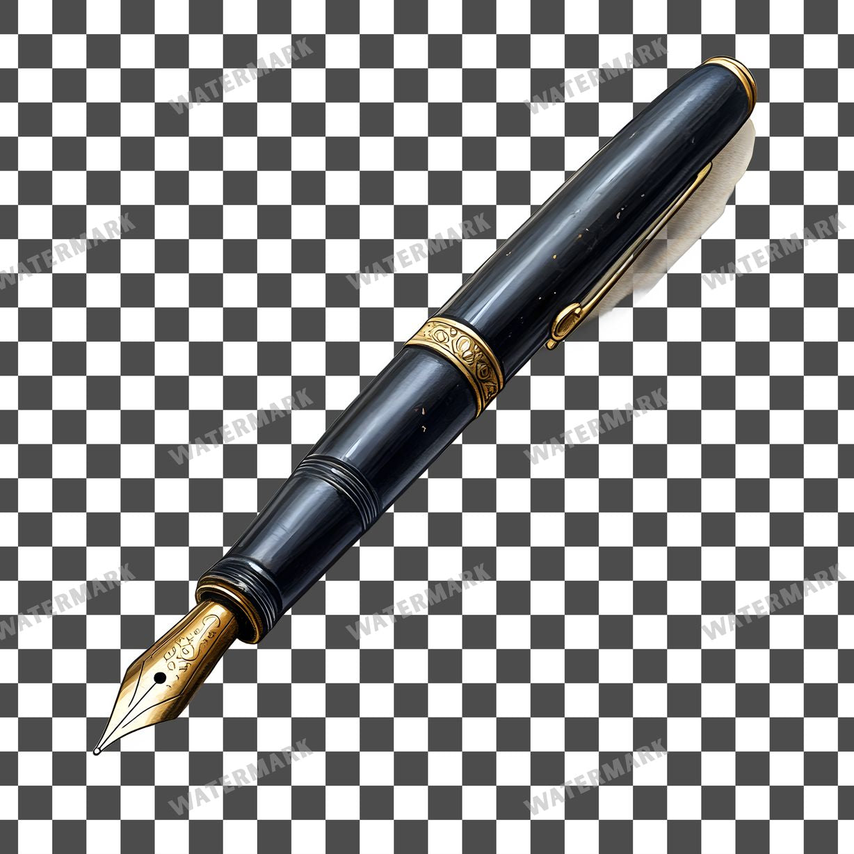 Writing Pen Vintage Style Clipart Pngs