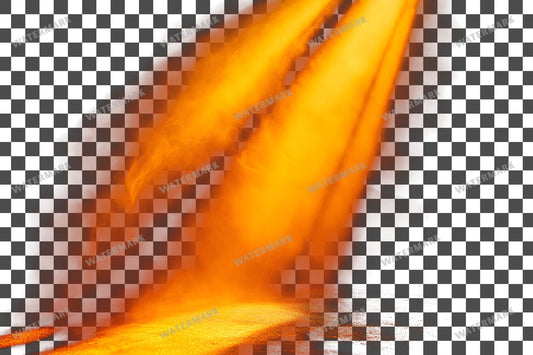 Yellow Lighting Dramatic Shadows Transparent Overlay Pngs