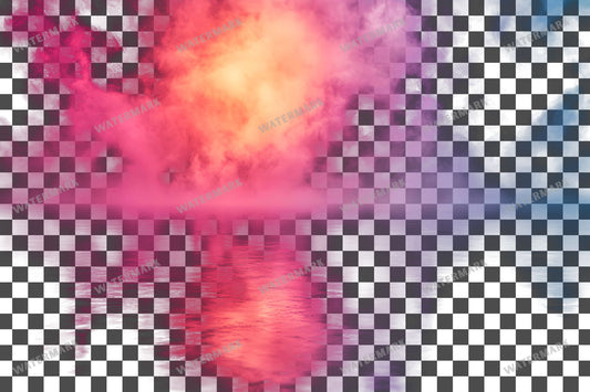 Yellow And Fuchsia Haze Light Transparent Overlay Pngs