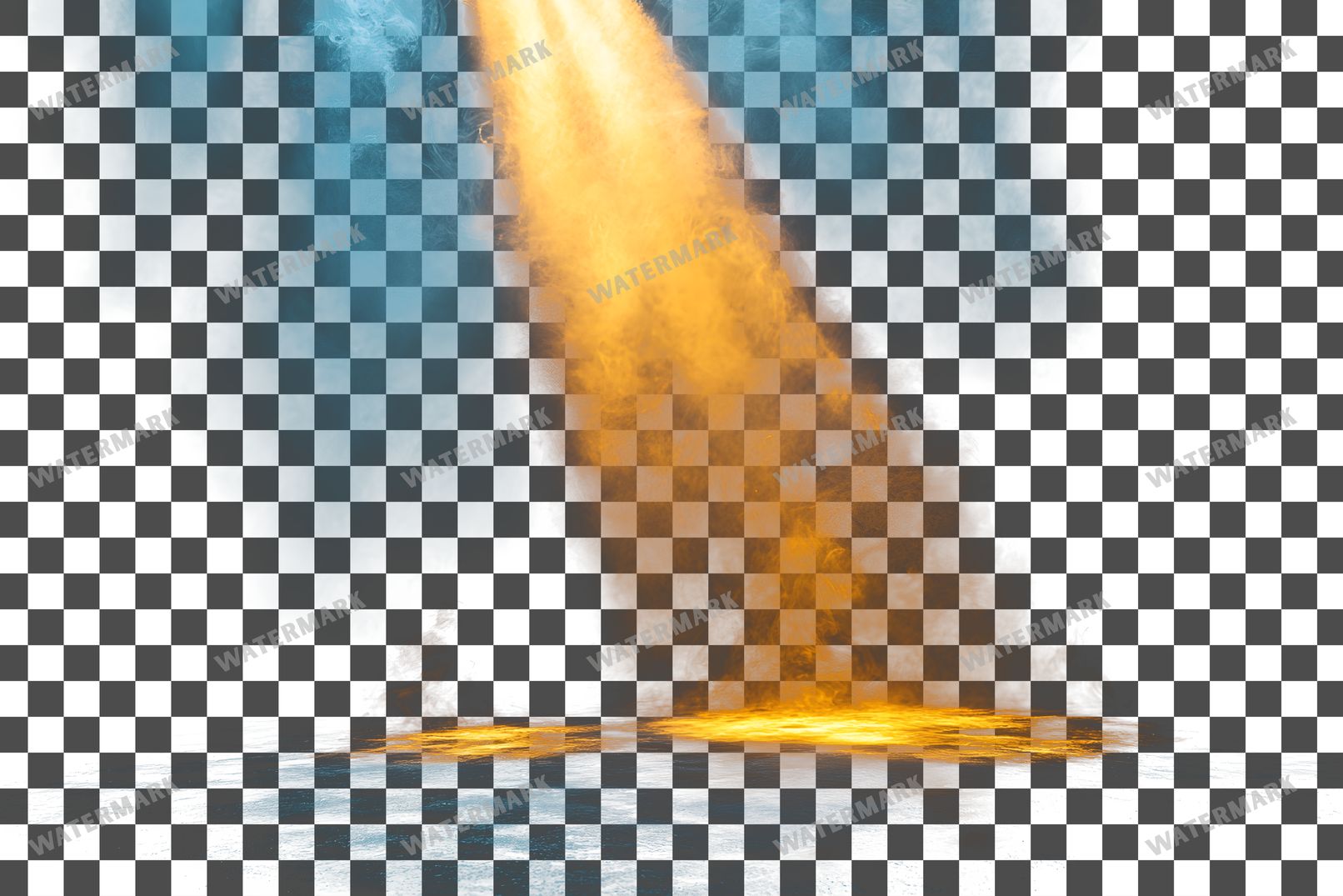 Yellow Lighting Dramatic Shadows Transparent Overlay Pngs