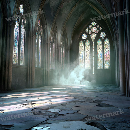 Abandoned Cathedral Backdrop Images