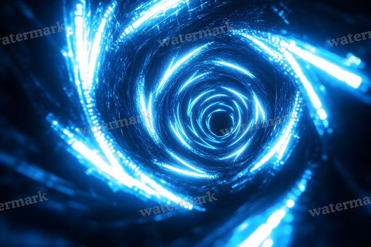 Abstract Blue Neon Lights Backdrop Images