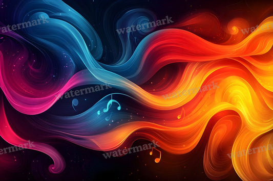 Abstract Music Patterns Backdrop Images