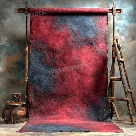 Abstract Red Painted Canvas Backdrop Images