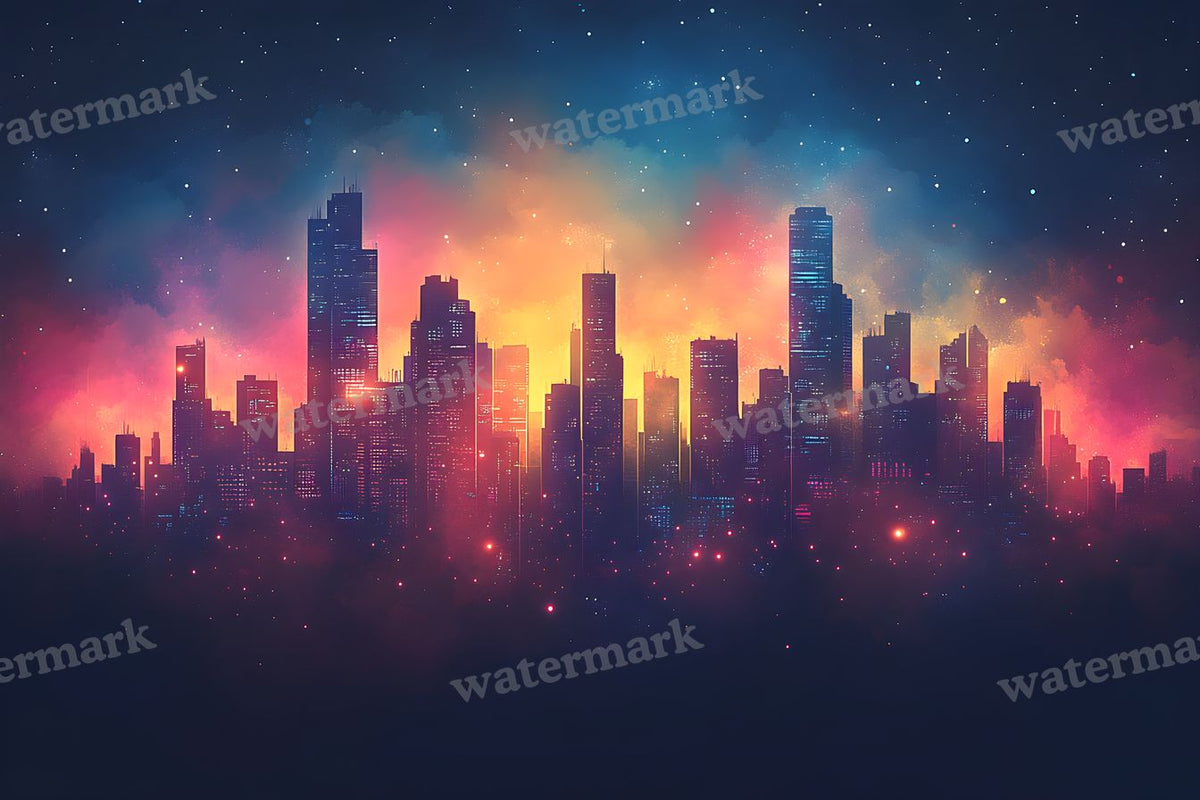Abstract Skyline Backdrop Images