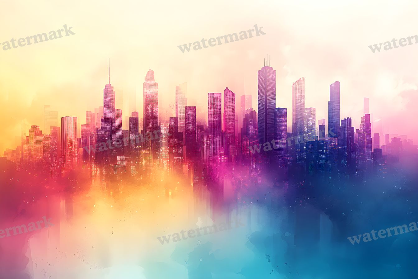 Abstract Skyline Backdrop Images