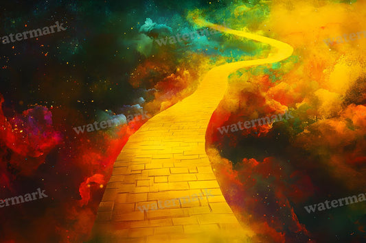 Abstract Yellow Brick Road Dissolving Backdrop Images