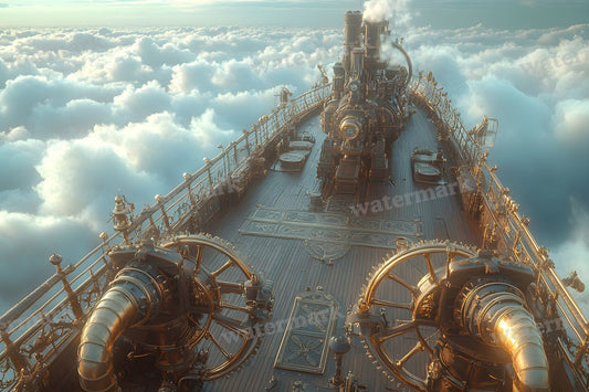 Airship Deck Backdrop Images