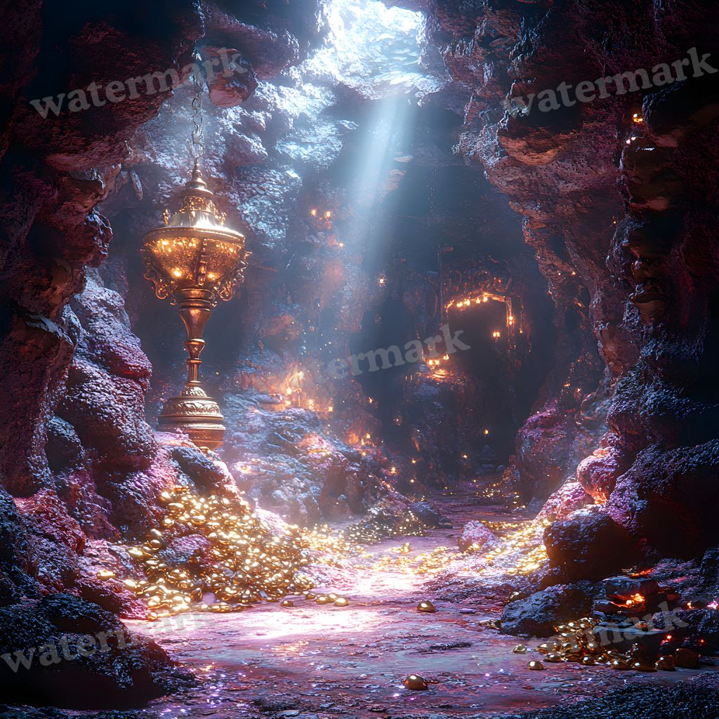 Aladdins Enchanted Cave Backdrop Images