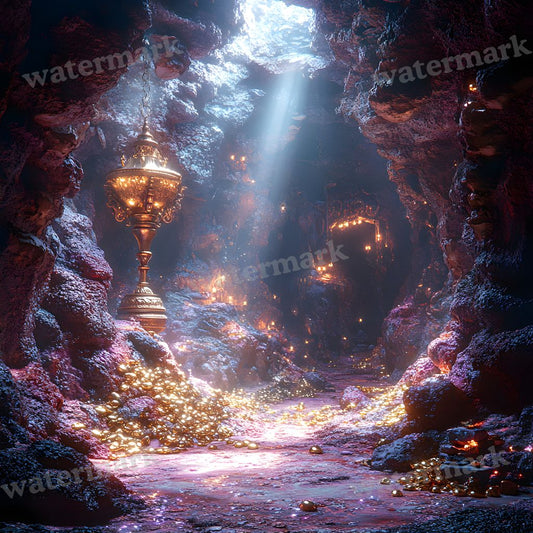 Aladdins Enchanted Cave Backdrop Images
