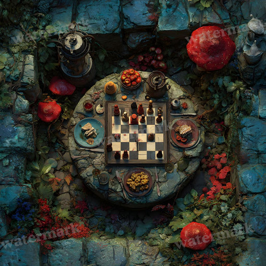 Alice In Wonderland Table Backdrop Images