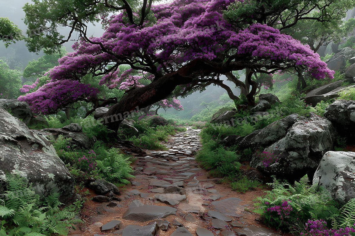 Alice Wonderland Magical Forest Backdrop Images