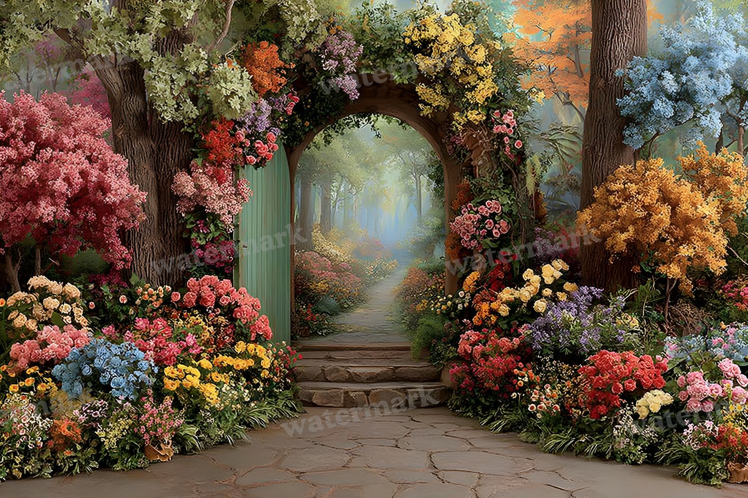Alice Wonderland Magical Backdrop Images