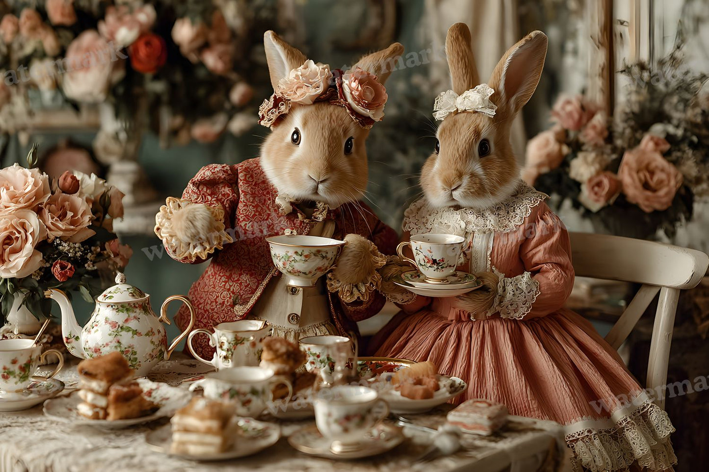 Alice Wonderland Rabbit Backdrop Images