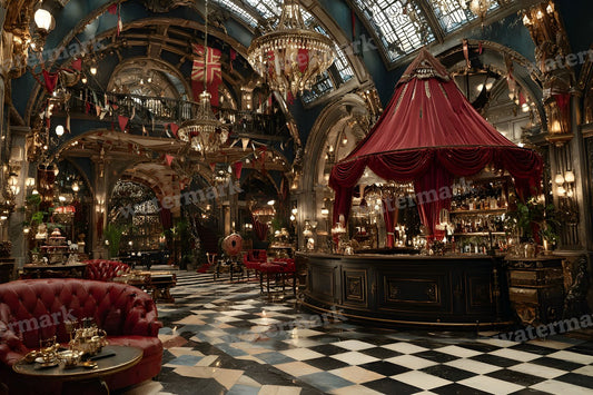 Alice Wonderland Theme Backdrop Images