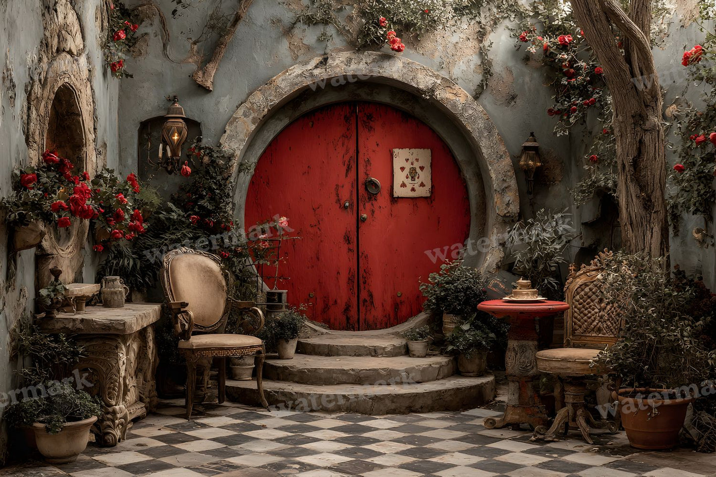 Alice Wonderland Backdrop Images