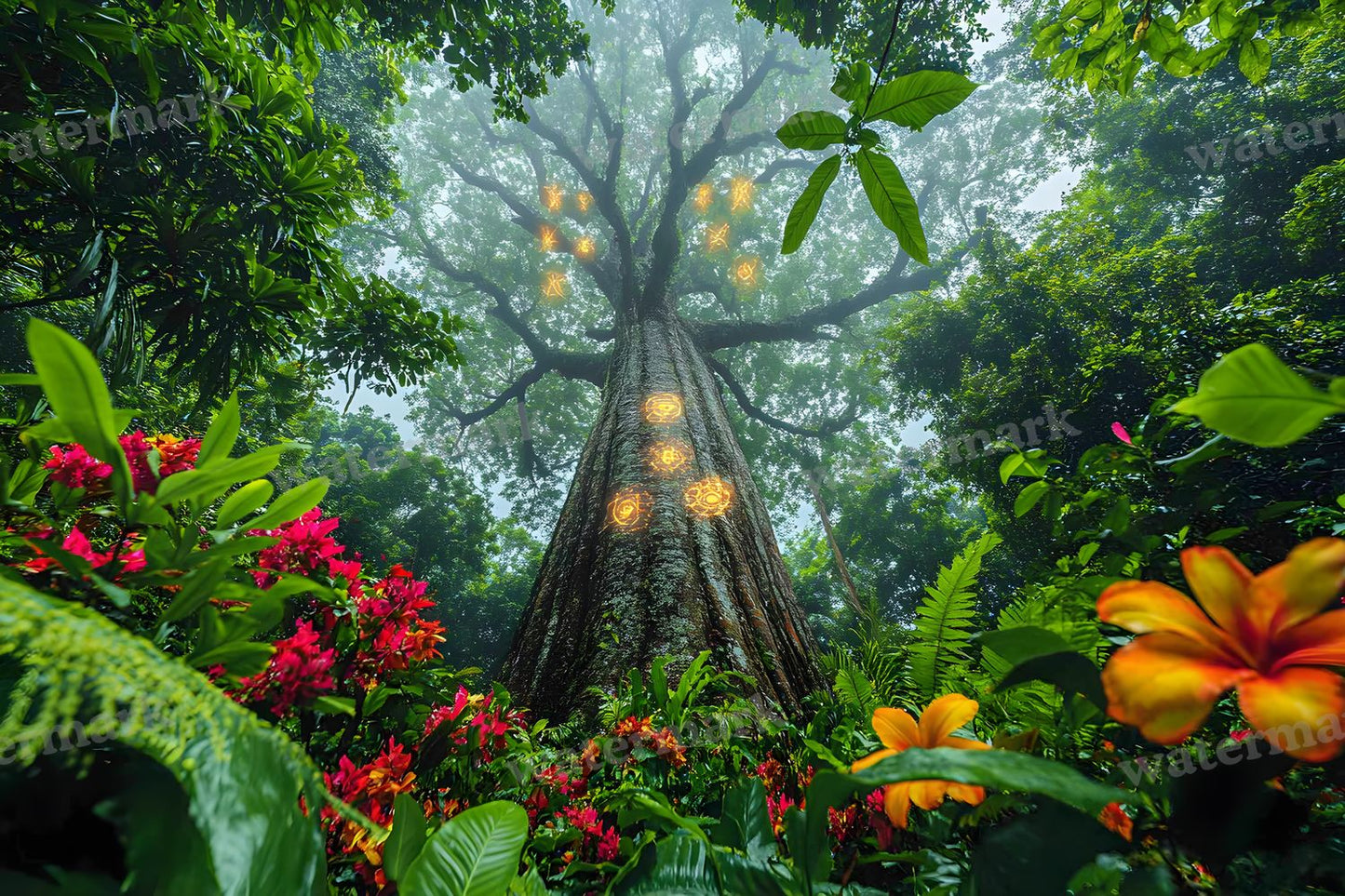 Amazonian Spirit Tree Backdrop Images