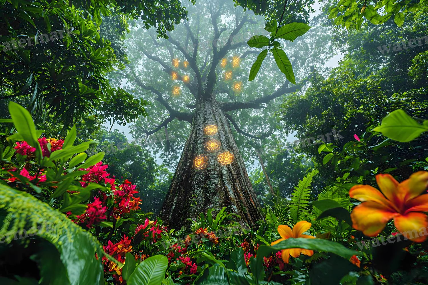 Amazonian Spirit Tree Backdrop Images