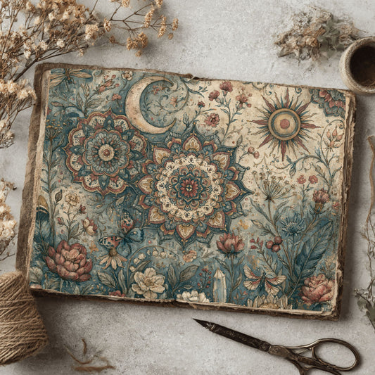 Celestial Mandala Garden Paper