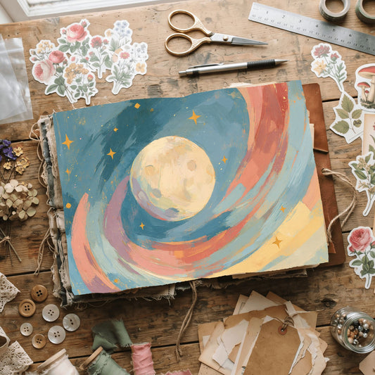 Celestial Moon Journal Paper