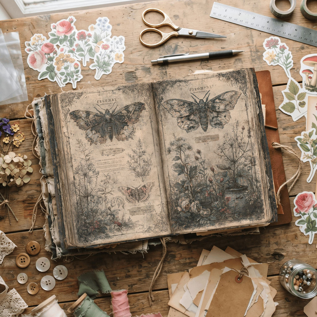 Gothic Butterfly & Moth Journal Paper