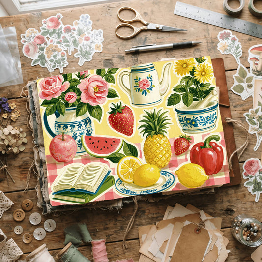 Gouache Sticker Collection
