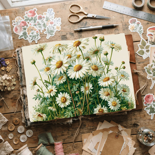Meadow Daisy Botanical Cluster