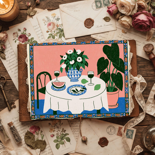Modern Floral Pattern Illustration