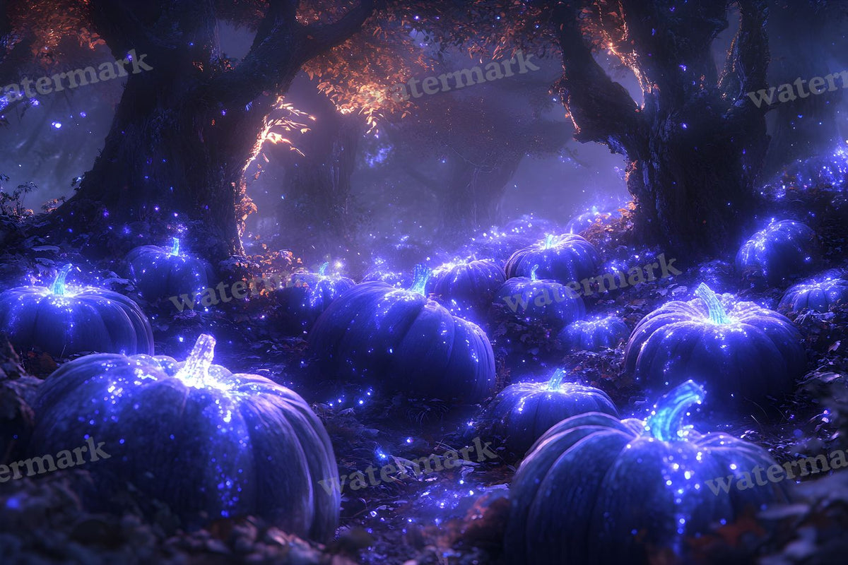 Pumpkin Grove Magic Backdrop Images