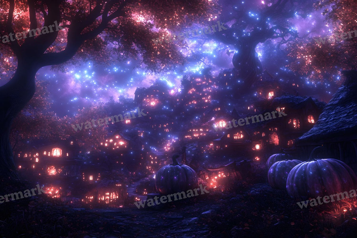 Pumpkin Grove Magic Backdrop Images