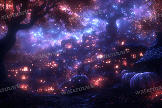 Pumpkin Grove Magic Backdrop Images