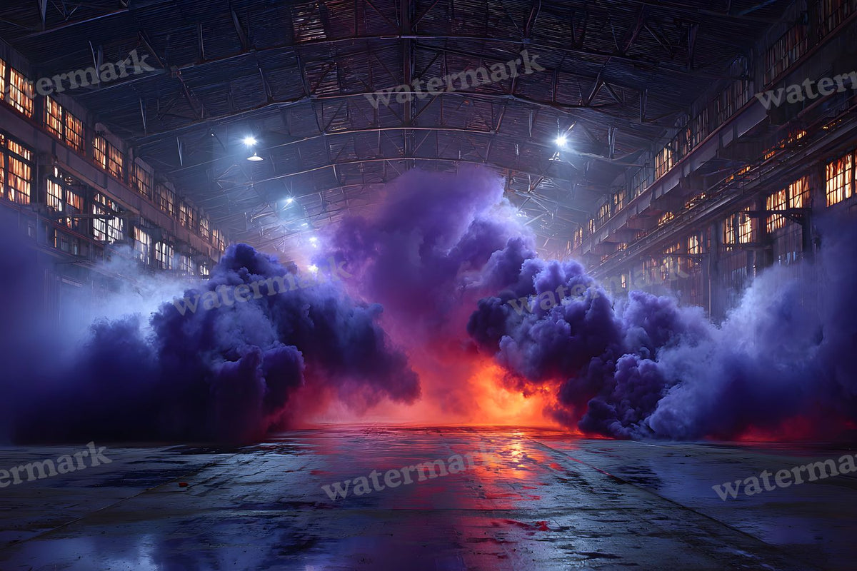 Purple Smoke Action Backdrop Images