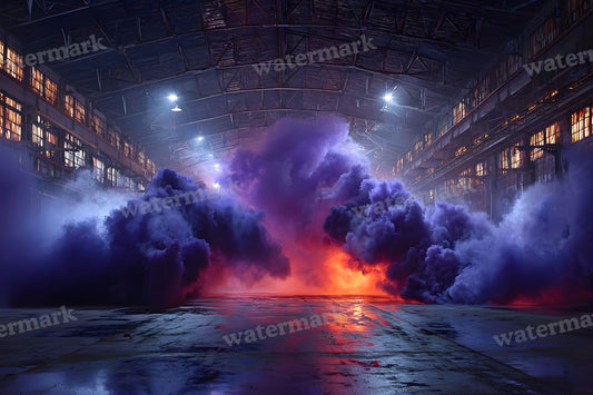 Purple Smoke Action Backdrop Images