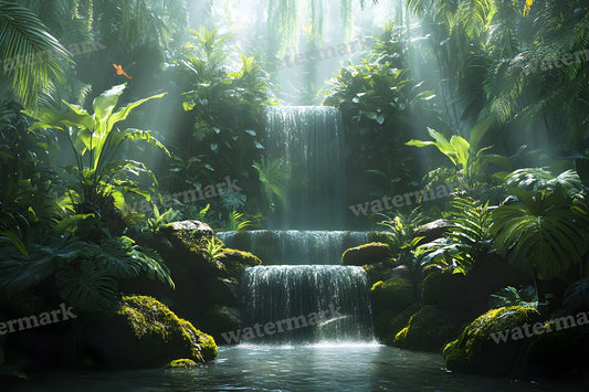Rainforest Haven Backdrop Images