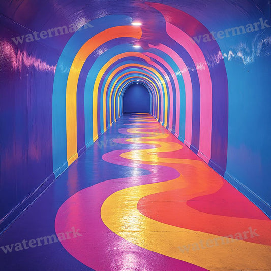 Retro Groovy Backdrop Images