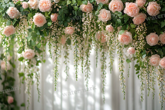 Romantic Garden Dreams Backdrop Images