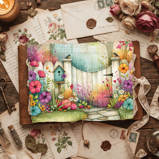 Romantic Garden Scene